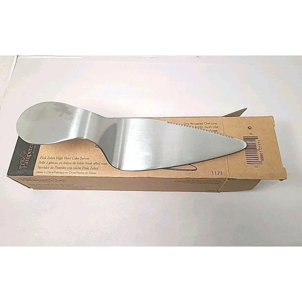 Pampered Chef Pink High Heel Cake pie server Wedding